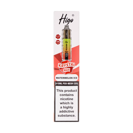 Higo Krystal Max 7500 Puff Pod Kit 20mg Vape Superstore Higo Krystal Max 7500 Puff Pod Kit 20mg Vape Superstore