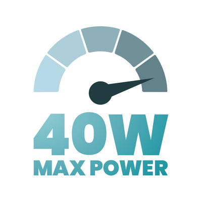 Up To 40W Adjustable Power