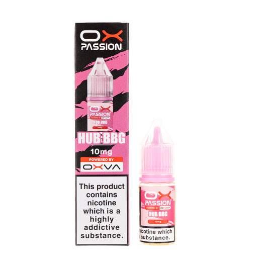 Hub BBG Nic Salt E-Liquid by Oxva Ox Passion