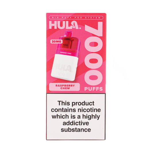 Hula 7000 Prefilled Pod Kit - Raspberry Chew