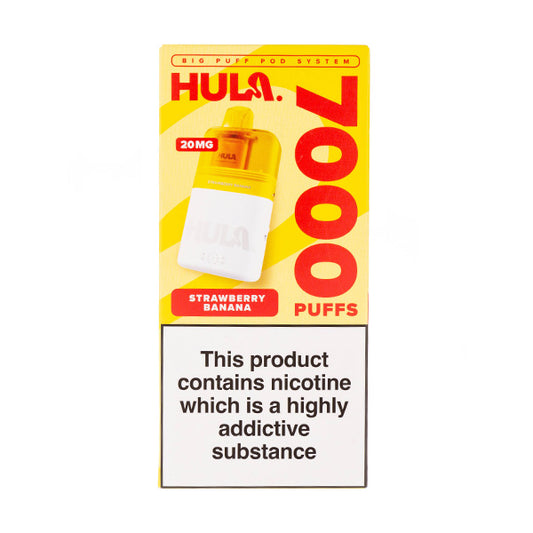 Hula 7000 Prefilled Pod Kit - Strawberry Banana