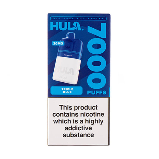 Hula 7000 Prefilled Pod Kit - Triple Blue