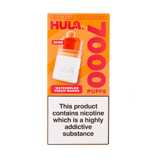 Hula 7000 Prefilled Pod Kit - Watermelon Peach Mango