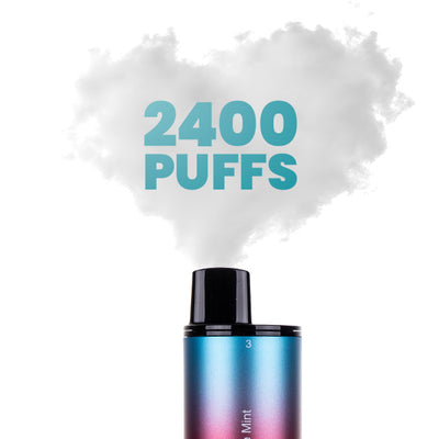 Up to 2400 Puffs at Once