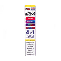 Purple Edition IVG 2400 Reload Replacement Pods - 4 Pack