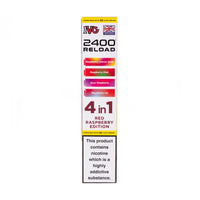 Red Raspberry Edition IVG 2400 Reload Replacement Pods - 4 Pack