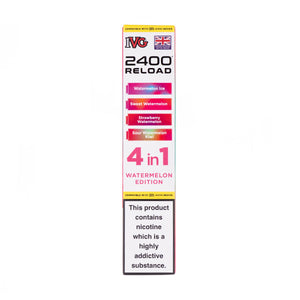 Watermelon Edition IVG 2400 Reload Replacement Pods - 4 Pack