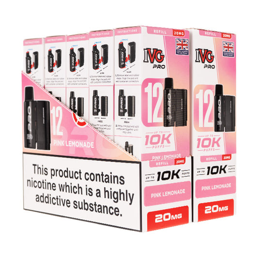 IVG Pro 12 Prefilled Pod + Refill [Box of 10]