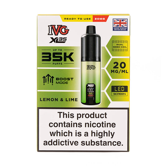 IVG XL35 Prefilled Pod Kit Lemon & Lime