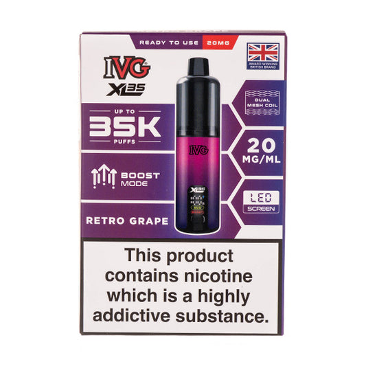 IVG XL35 Prefilled Pod Kit Retro Grape