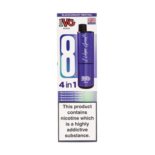 IVG 2400 Prefilled Pod Kit - Blackcurrant Menthol