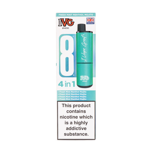 IVG 2400 Prefilled Pod Kit - Fresh Mint Menthol Moijto