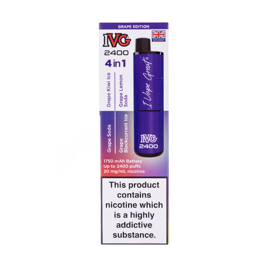 IVG 2400 Prefilled Pod Kit | 4 Flavours in 1 | 2400 Puffs IVG 2400 Prefilled Pod Kit | 4 Flavours in 1 | 2400 Puffs