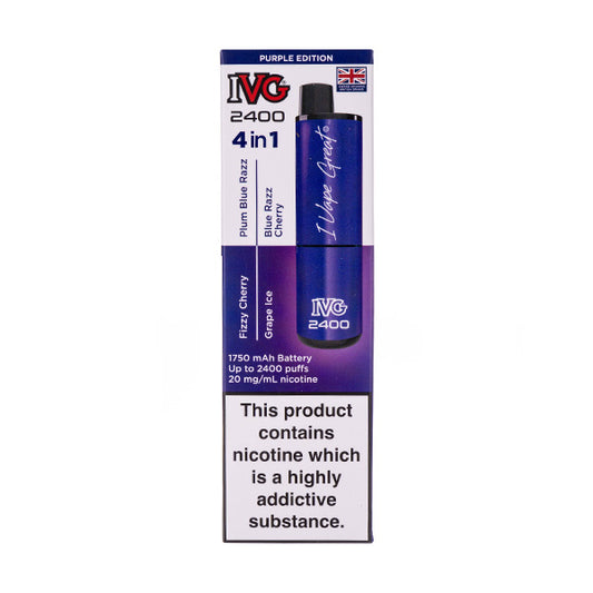 IVG 2400 Prefilled Pod Kit | 4 Flavours in 1 | 2400 Puffs IVG 2400 Prefilled Pod Kit | 4 Flavours in 1 | 2400 Puffs