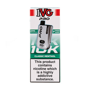 IVG Pro 12 Prefilled Pod Vape Kit (20mg) - Classic Menthol