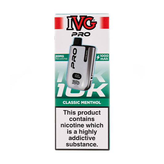 IVG Pro 12 Prefilled Pod Vape Kit (20mg) - Classic Menthol