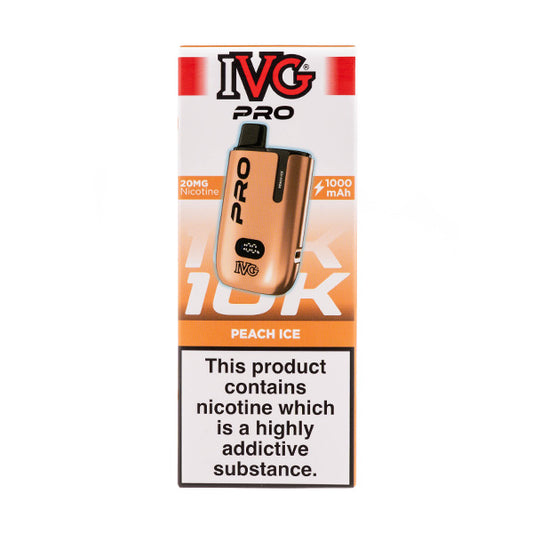 IVG Pro 12 Prefilled Pod Vape Kit (20mg) - Peach Ice
