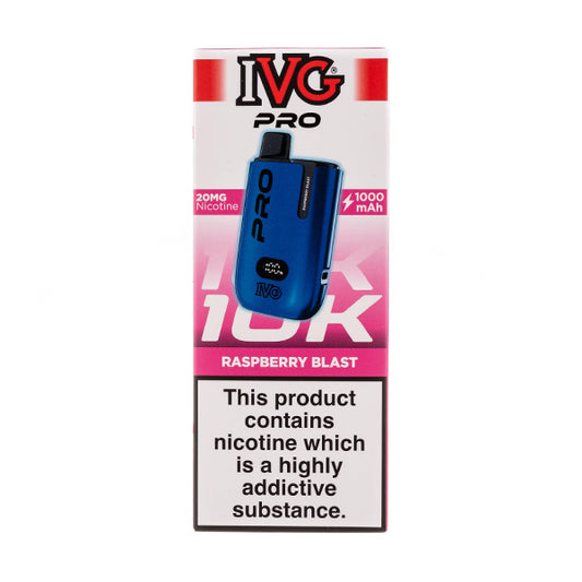 IVG Pro 12 Prefilled Pod Vape Kit (20mg) - Raspberry Blast