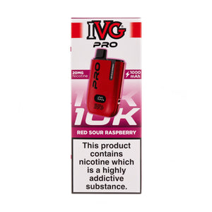 IVG Pro 12 Prefilled Pod Vape Kit (20mg) - Red Sour Raspberry