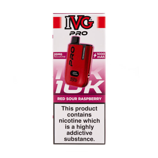 IVG Pro 12 Prefilled Pod Vape Kit (20mg) - Red Sour Raspberry
