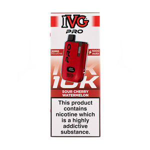IVG Pro 12 Prefilled Pod Vape Kit (20mg) - Sour Cherry Watermelon