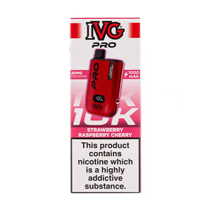 IVG Pro 12 Prefilled Pod Vape Kit (20mg) - Strawberry Raspberry Cherry