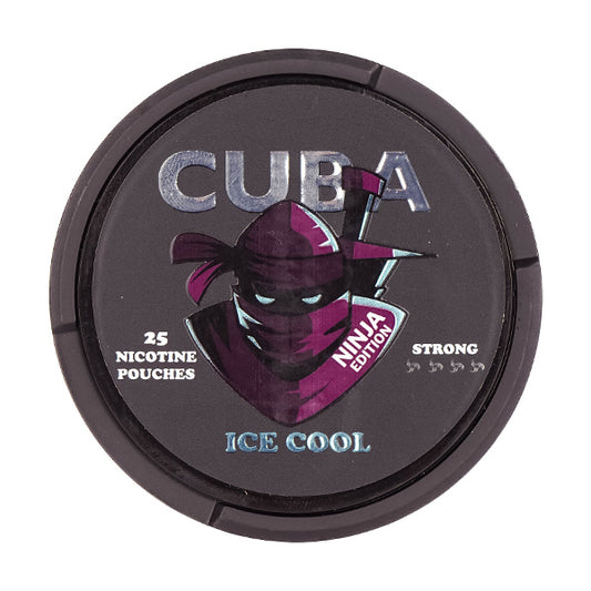 Ice Cool Nicotine Pouches by Cuba Ninja