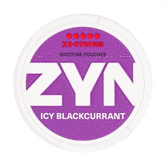 Icy Blackcurrant XX Strong Nicotine Pouches by Zyn
