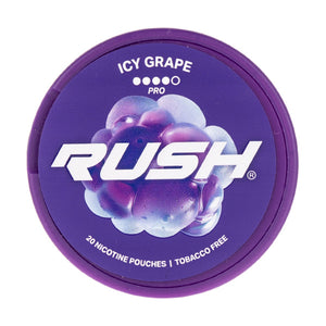 Icy Grape Pro Nicotine Pouches by Rush