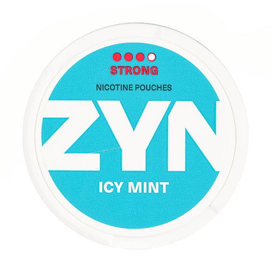 Icy Mint Strong Nicotine Pouches by Zyn