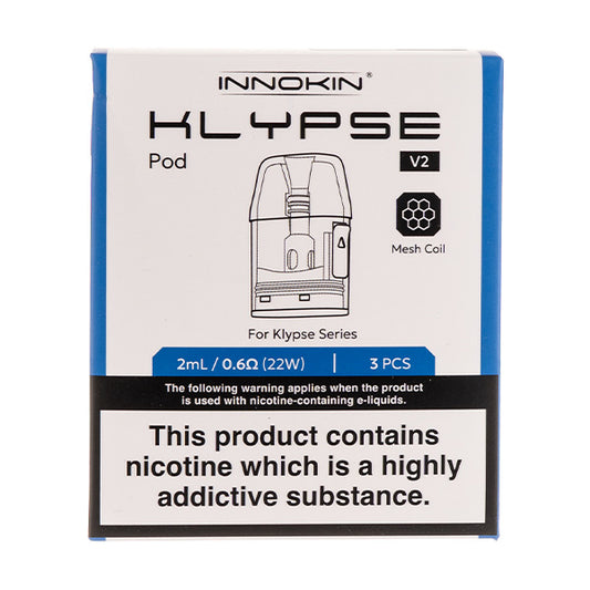 Innokin Klypse V2 Refillable Pods - 0.6ohms