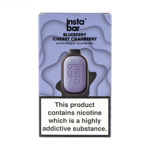 Instabar Air 600 Disposable Vape in Blueberry Cherry Cranberry