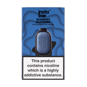Instabar Air 600 Disposable Vape in Blueberry Raspberry Flavour (Boxed)