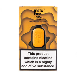 Instabar Air 600 Disposable Vape in Lemon Lime Flavour (Boxed)