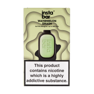 Instabar Air 600 Disposable Vape in Watermelon Smash Flavour (Boxed)