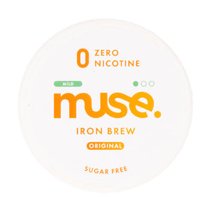 Iron Brew Zero Nicotine Pouches by Muse
