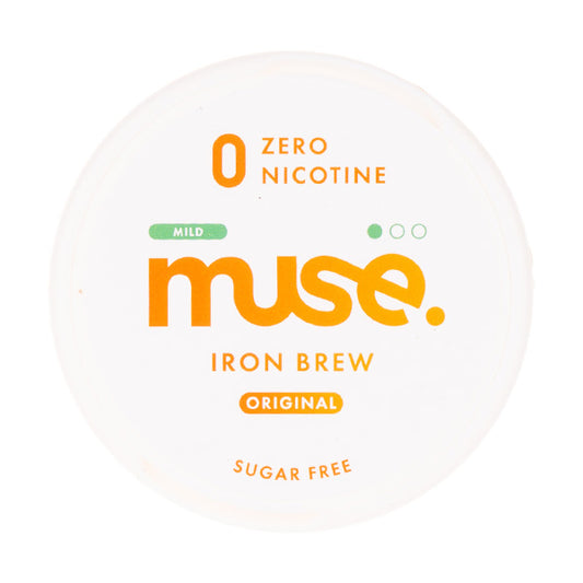 Iron Brew Zero Nicotine Pouches by Muse