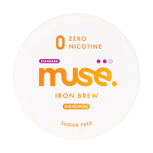 Iron Brew Zero Nicotine Pouches by Muse - Standard 