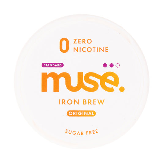 Iron Brew Zero Nicotine Pouches by Muse - Standard 