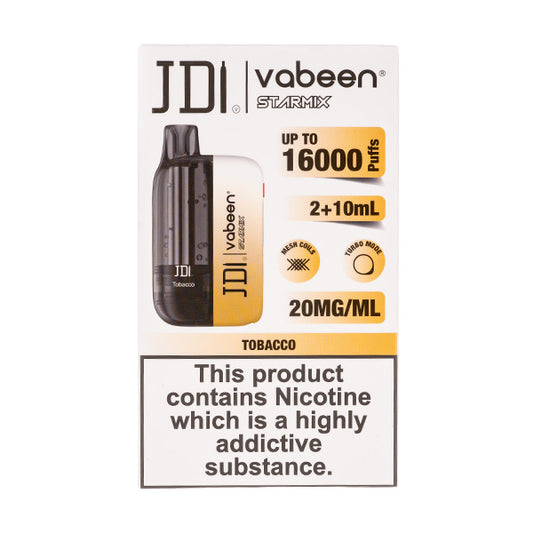 JDI Vabeen Starmix 16000 Prefilled Pod Kit - Tobacco