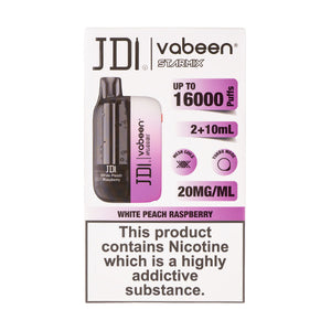 JDI Vabeen Starmix 16000 Prefilled Pod Kit - White Peach Raspberry