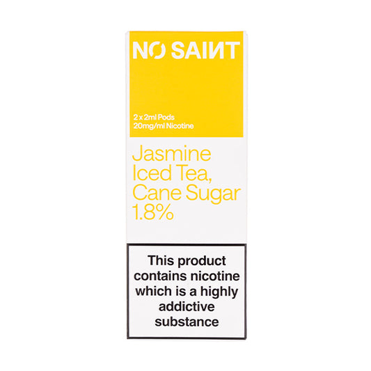 Jasmine Iced Tea Cane Sugar Prefilled Pods by No Saint