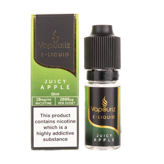 Juicy Apple E-Liquid by Vapouriz Premium - 18mg