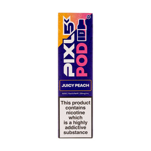 Juicy Peach 5K Prefilled Pod + Refill by Pixl