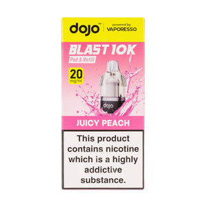 Juicy Peach Dojo Blast 10K Prefilled Pod + Refill by Vaporesso