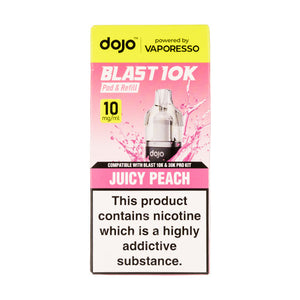 Juicy Peach Dojo Blast 10K Prefilled Pod + Refill by Vaporesso