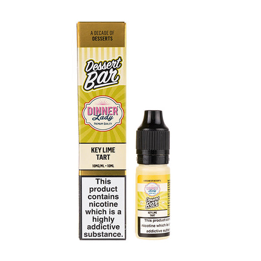 Key Lime Tart Nic Salt E-Liquid by Dinner Lady Dessert Bar Salts