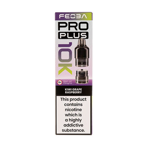 Kiwi Grape Raspberry Plus 10K Prefilled Pod + Refill by Feoba