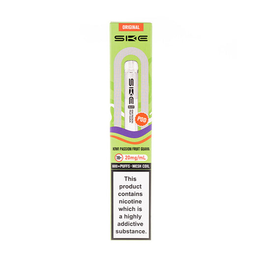Kiwi Passion Guava Crystal Bar 600 Prefilled Pod by SKE