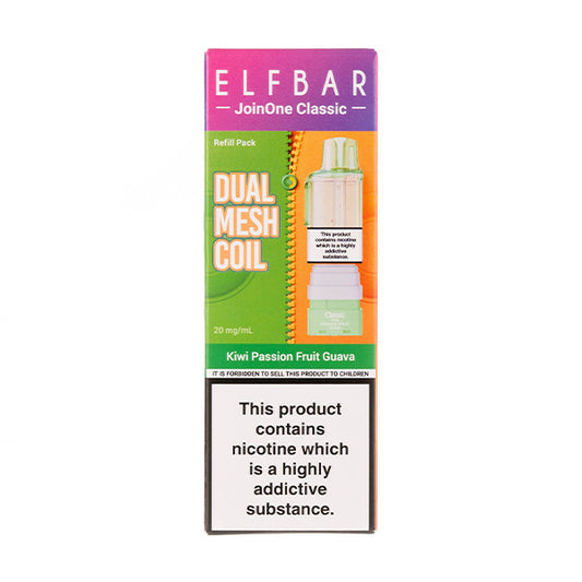 Kiwi Passionfruit Guava JoinOne Classic Prefilled Pod + Refill by Elf Bar